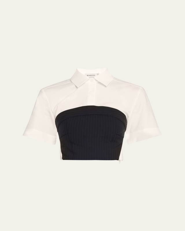 Granger Short-Sleeve Combo Top